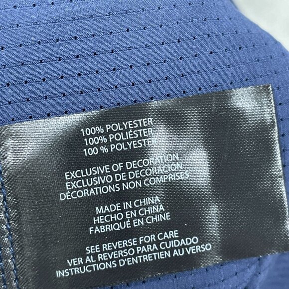 Banana Republic Mens Slim Fit Navy Dress Pants Size 34x32 Polyester a1155 - Picture 5 of 7